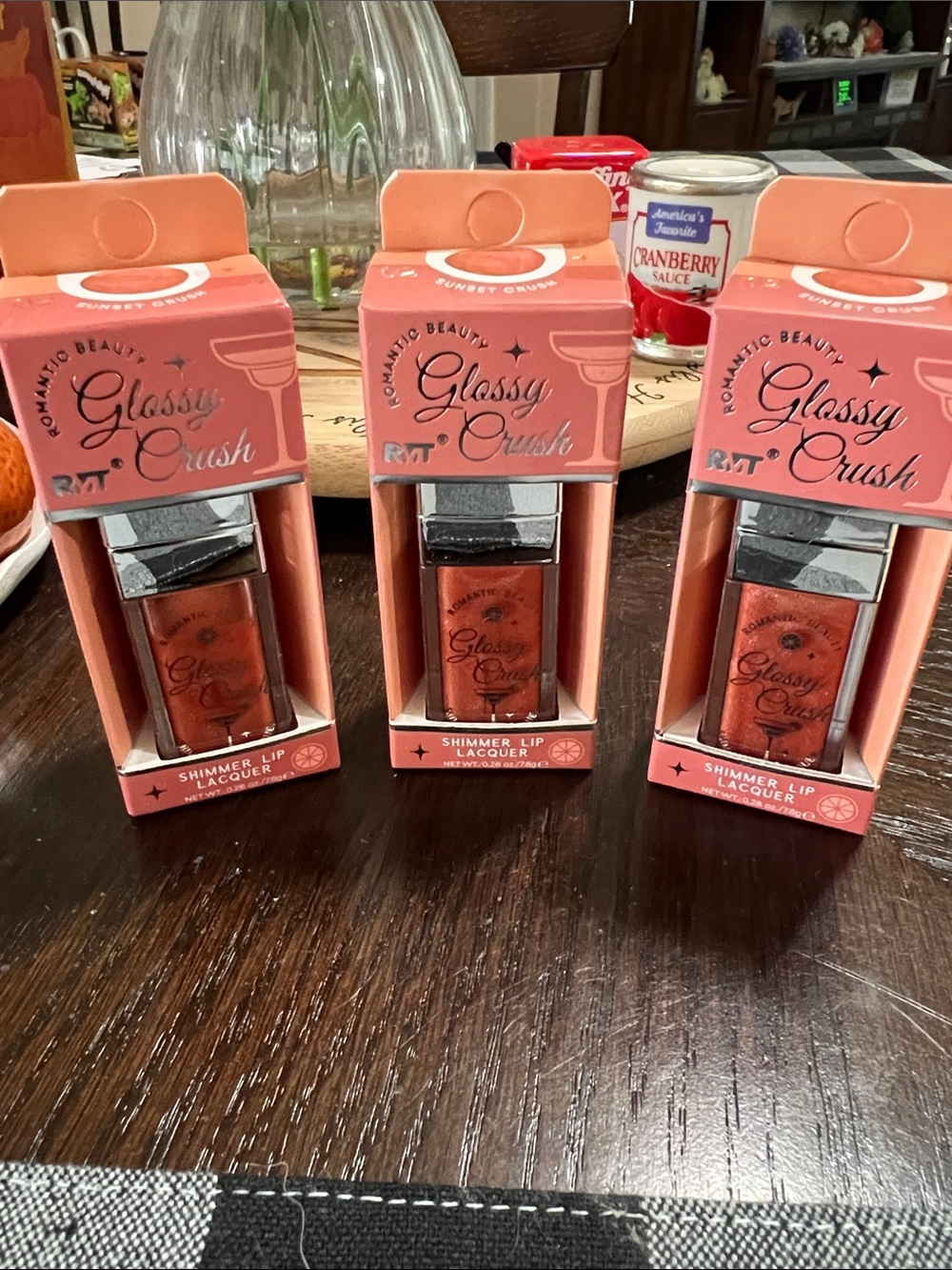 New RESELLER BUNDLE Glassy Crush Shimmer Lip Lacquer in Orange